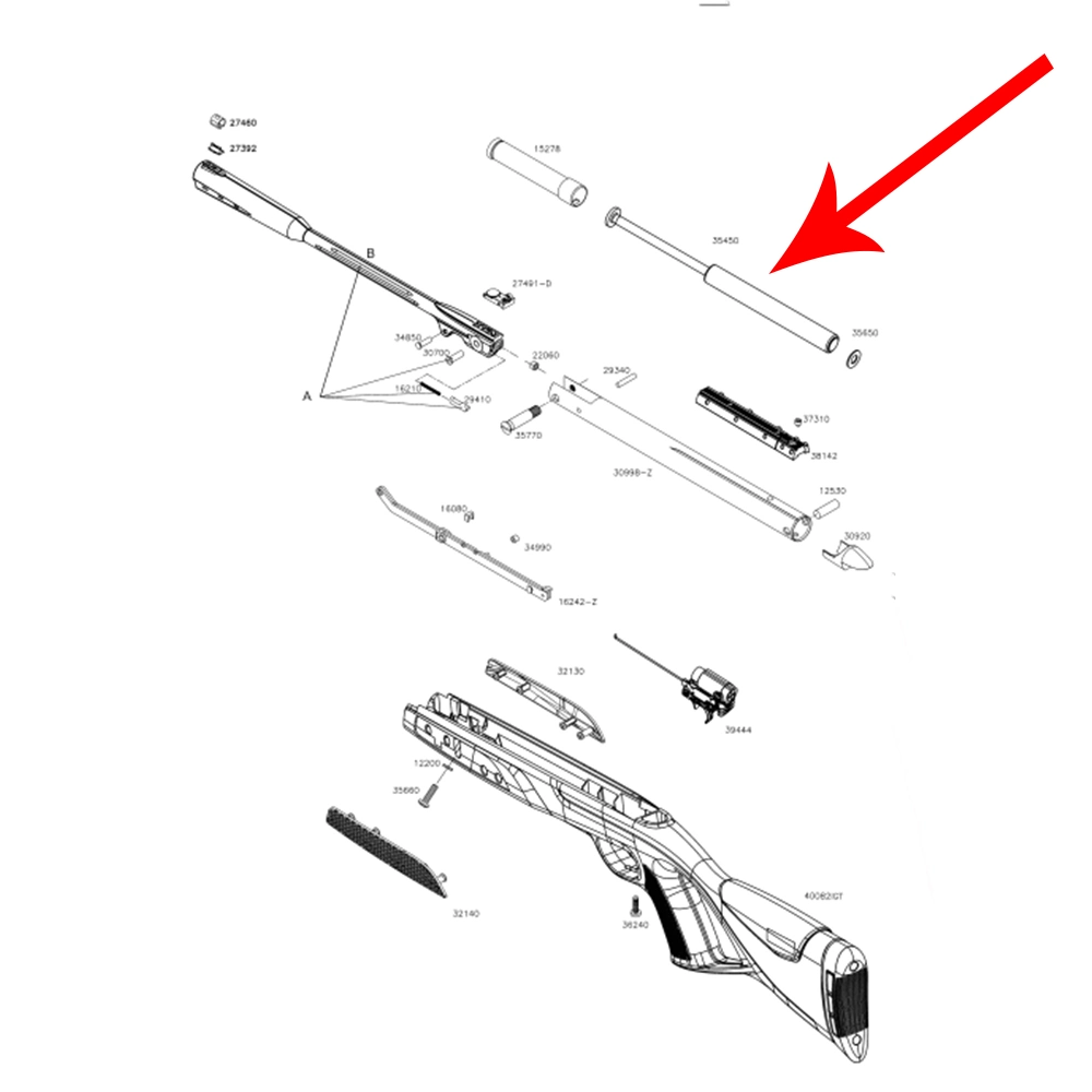 Gas Spring for Air Gun/Air Rifle Fast Speed Airgun Hunting Accessory Gas Spring for Air Gun