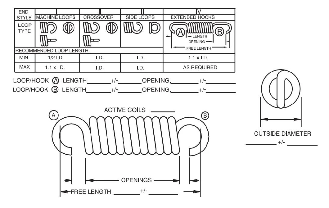 All Kinds of Customized Springs Made by Stainless Steel Carbon Steel