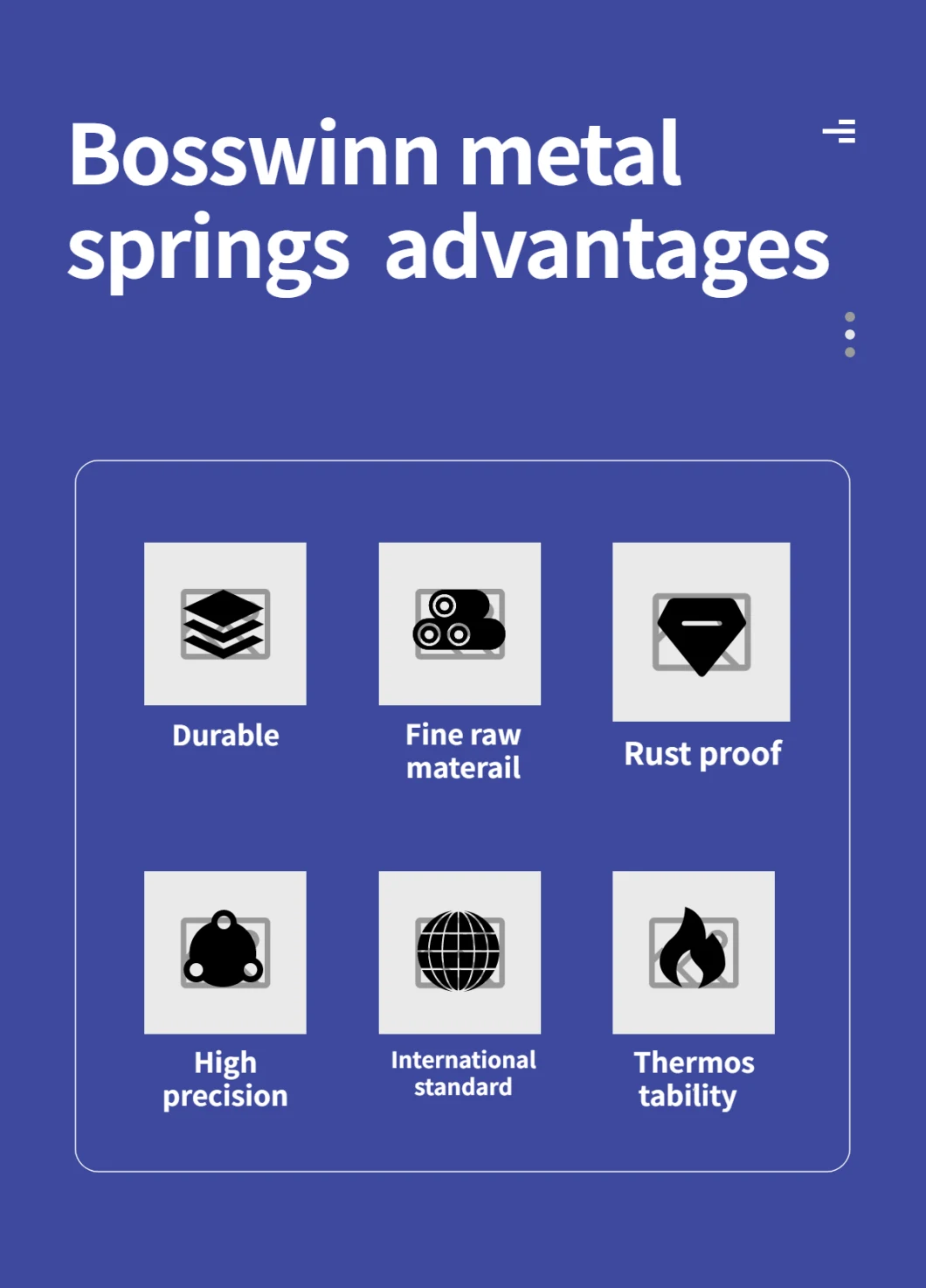 Surface Electroplated Coiling Springs Electric Products Springs